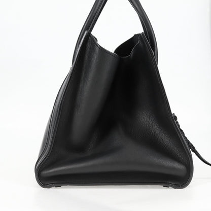 Celine Luggage Phantom Hand Bag Leather Black