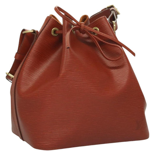 Louis Vuitton Epi Petit Noe Shoulder Bag Brown M44103 Lv