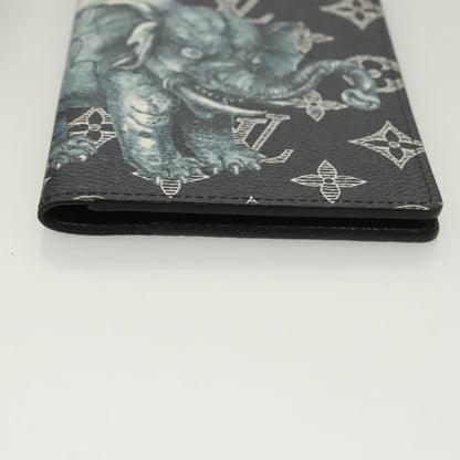 Louis Vuitton Monogram Savanna Couverture Passport Case Navy Lv