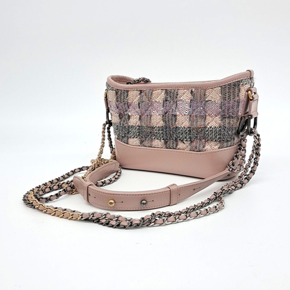 Chanel Tweed Gabrielle Hobo Bag Small (10021375)