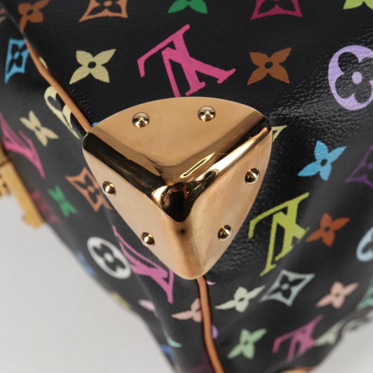 Louis Vuitton Monogram Multicolor Speedy 30 Hand Bag Black M92642