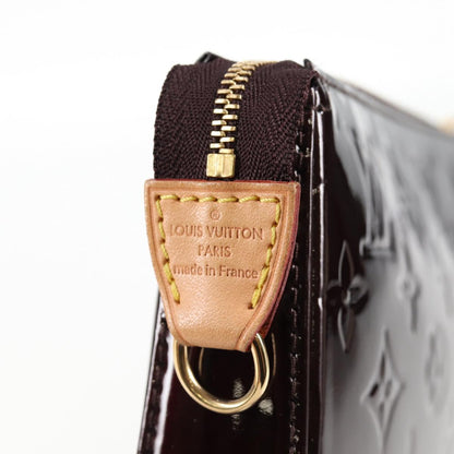 Louis Vuitton Vernis Pochette Accessoires Pouch Amarante M91576 Lv