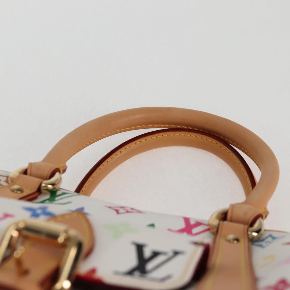 Louis Vuitton Monogram Multicolor Priscilla Hand Bag White M40096