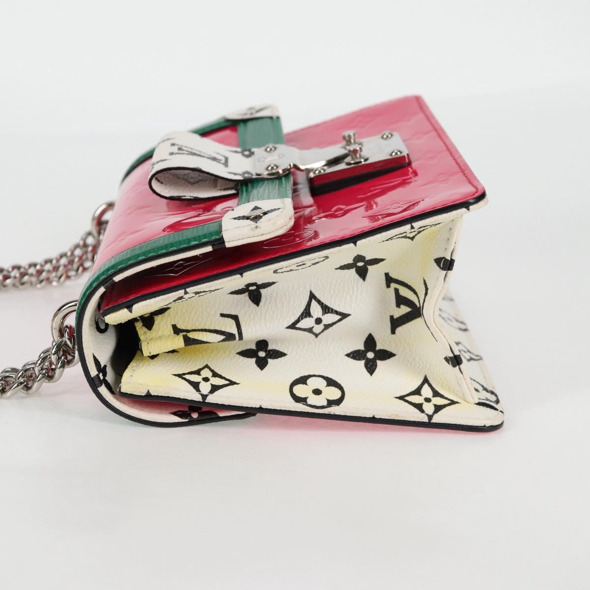 Louis Vuitton Vernis Winewood Pm Shoulder Bag Rose Pop M90443 Lv