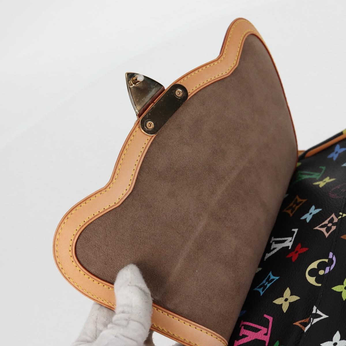 Louis Vuitton Monogram Multicolor Gracie Mm Hand Bag Black M92591