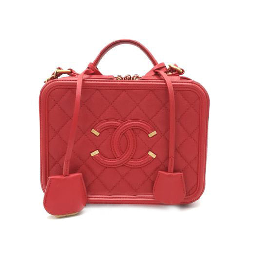 Chanel Caviar Cosmetic Tote And Shoulder Bag (1533725)