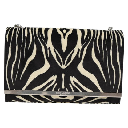 Saint Laurent Chain Bag Fabric Zebra Pattern 707690 Faaia 1075
