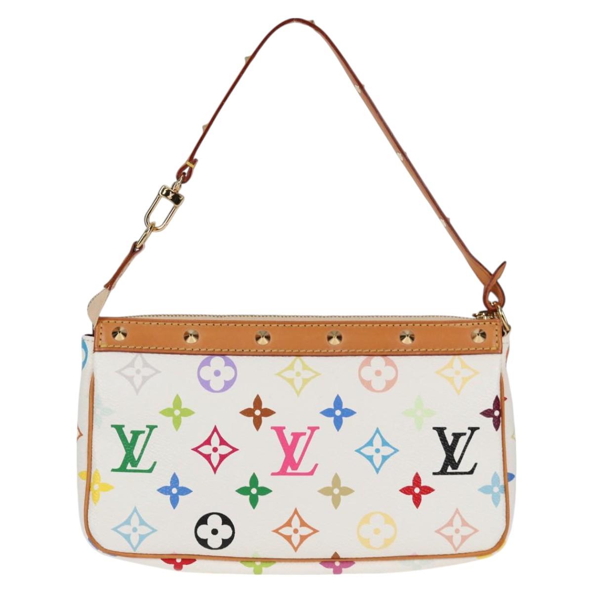Louis Vuitton Multicolor Pochette Accessoires Pouch White M92649