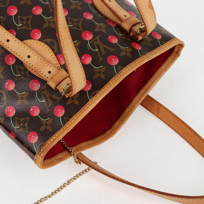 Louis Vuitton Monogram Cherry Bucket Pm Shoulder Bag M95012 Lv