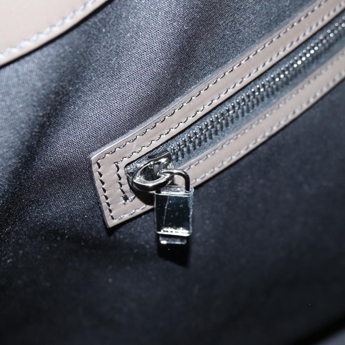 Christian Dior Tote Bag Trotter Canvas Gray Silver