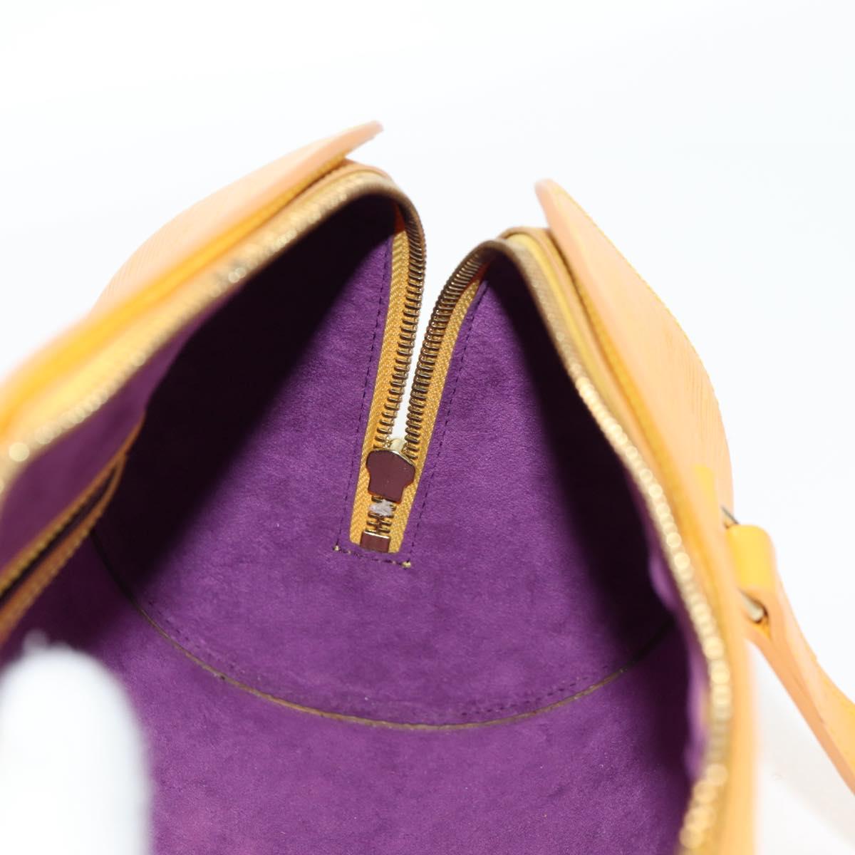 Louis Vuitton Epi Soufflot Hand Bag Yellow M52229 Lv