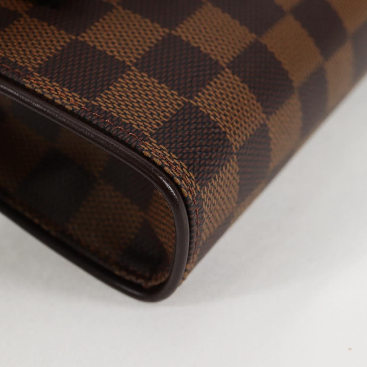 Louis Vuitton Damier Ebene Pochette Florentine Waist Bag N51856 Lv