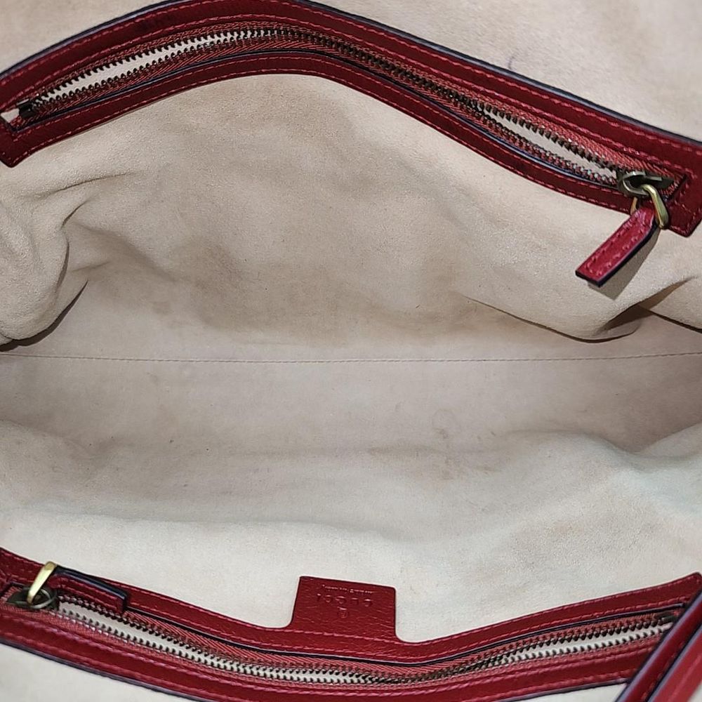 Gucci Lebel Medium Top Handle Tote And Shoulder Bag (516459) (4638437)