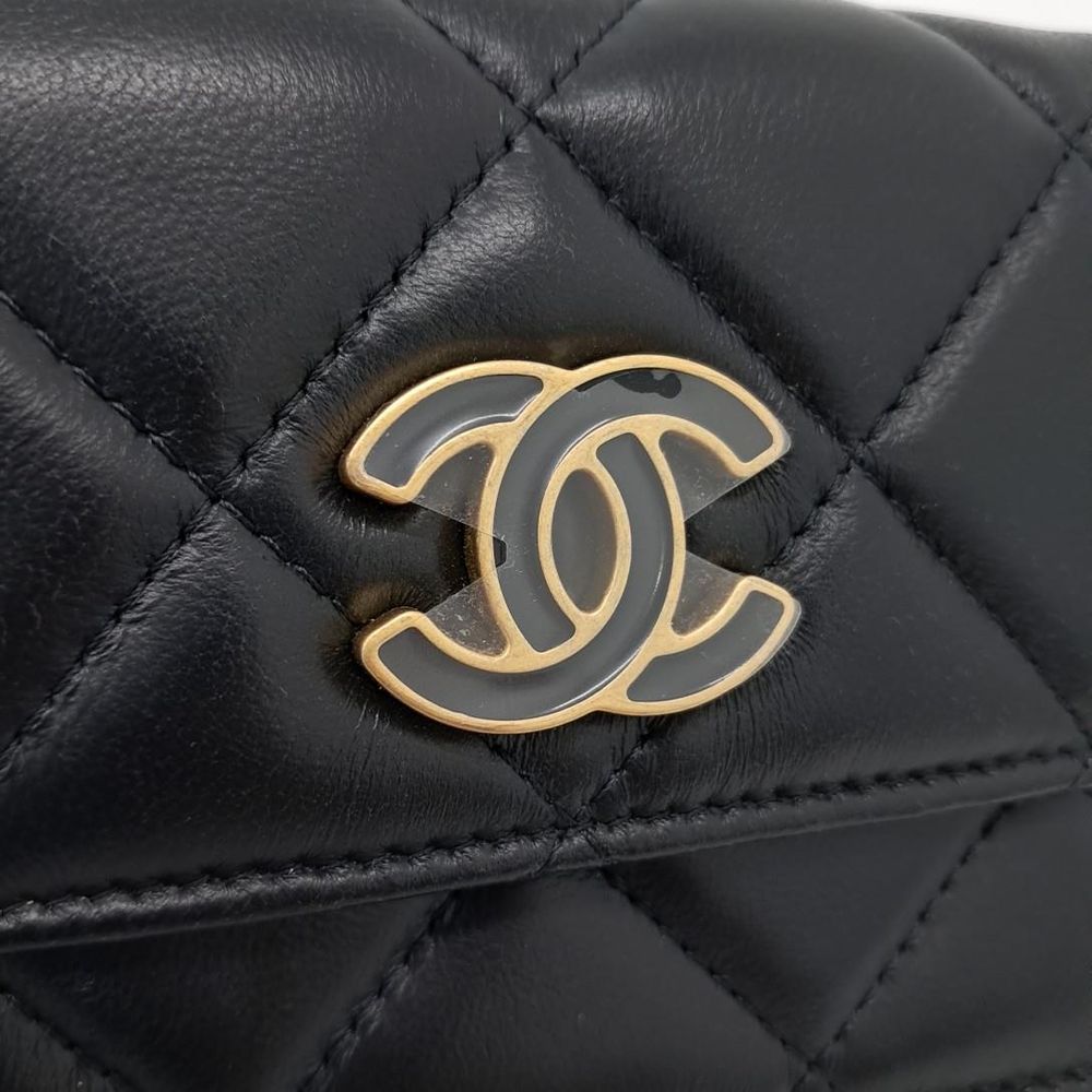 Chanel Lambskin Chain Mini Belt Bag (8640086)