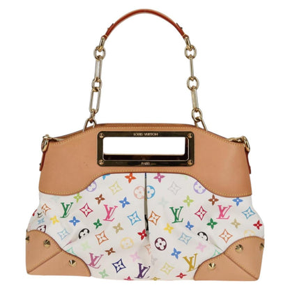 Louis Vuitton Multicolor Judy Mm Hand Bag 2WAY White M40255