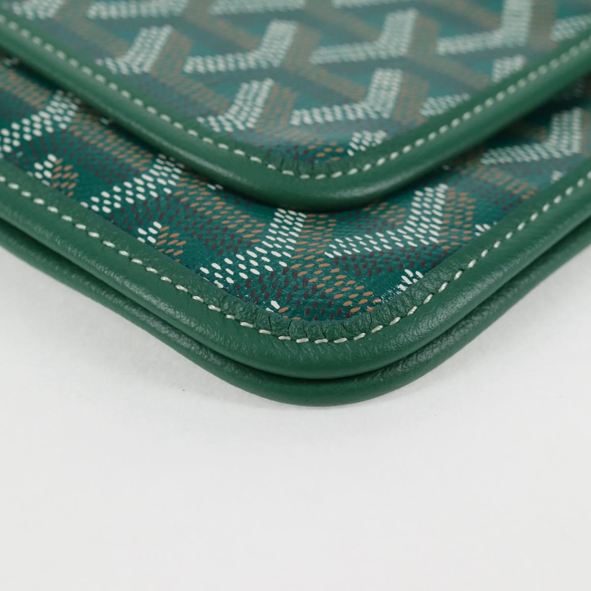 Goyard Herringbone Plum Shoulder Bag Pvc Green