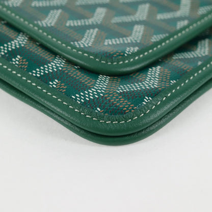 Goyard Herringbone Plum Shoulder Bag Pvc Green