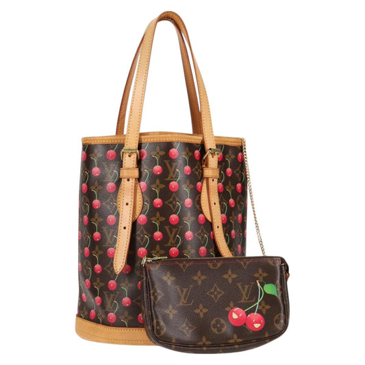 Louis Vuitton Monogram Cherry Bucket Pm Shoulder Bag M95012 Lv