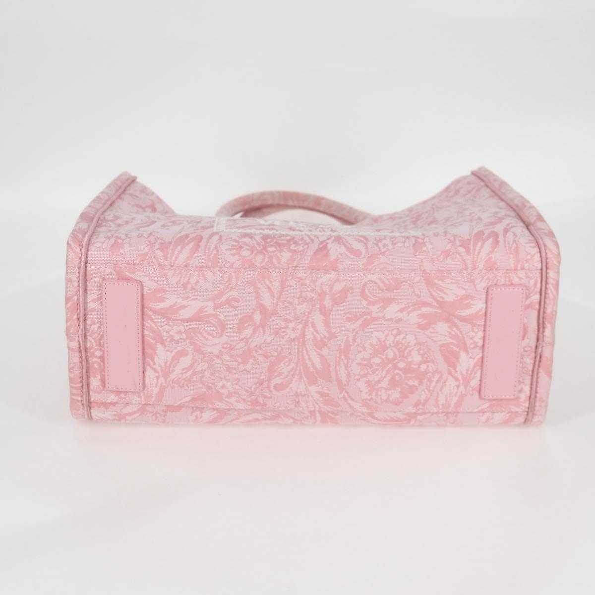 Versace Athena Barocco Tote Bag Canvas 2WAY Pink