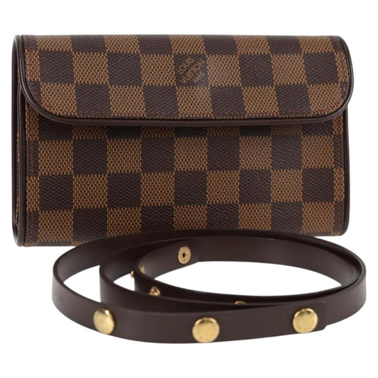 Louis Vuitton Damier Ebene Pochette Florentine Waist Bag N51856 Lv