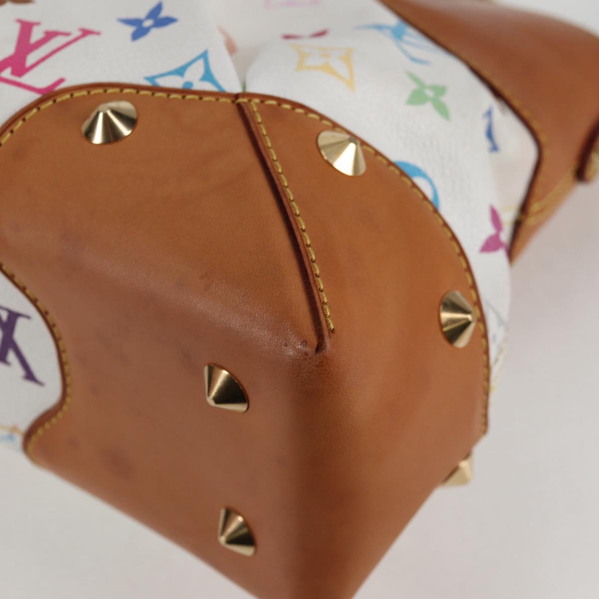 Louis Vuitton Monogram Multicolor Judy Mm Bag 2WAY White M40255 Lv