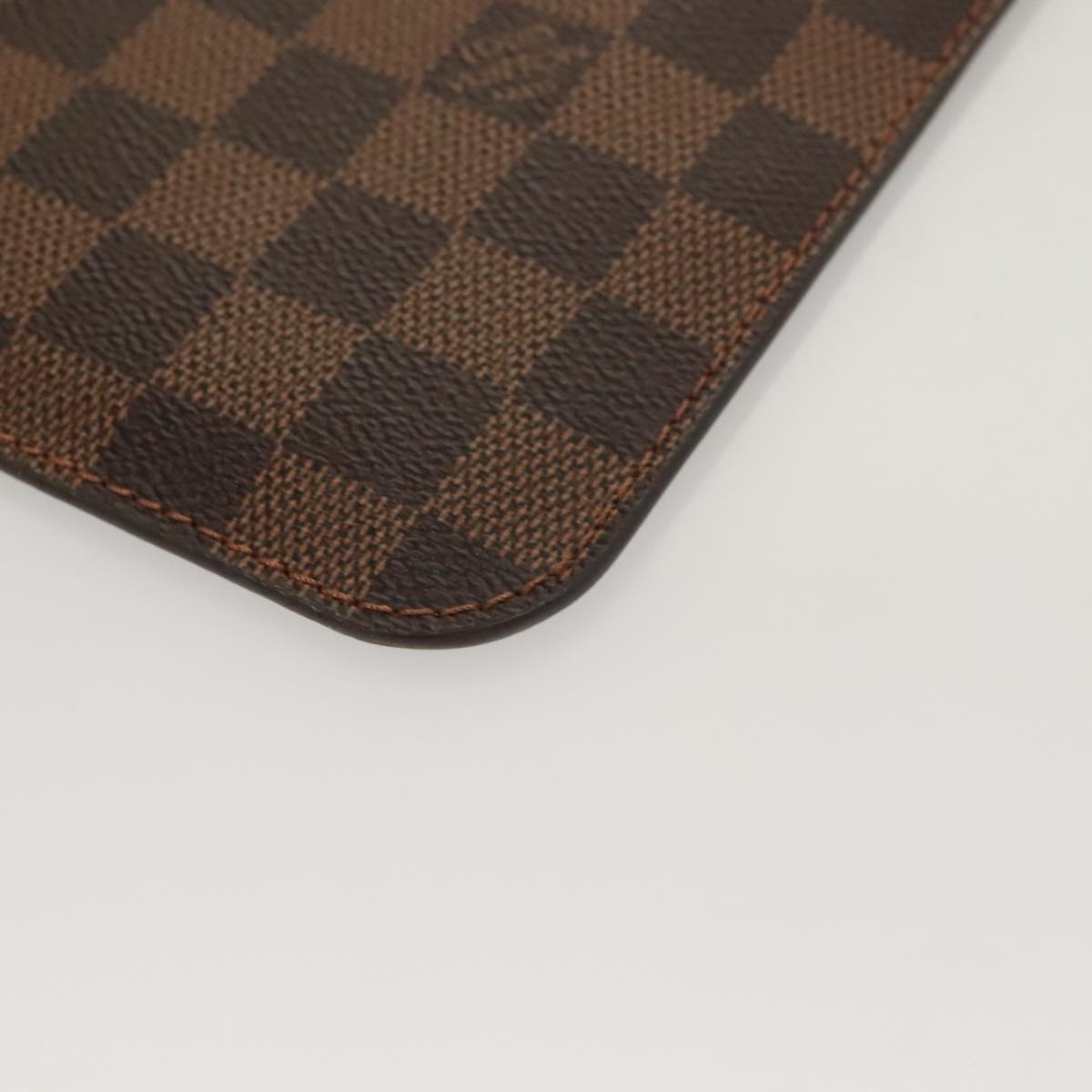 Louis Vuitton Damier Ebene Neverfull Mm Pouch Accessory Pouch Lv