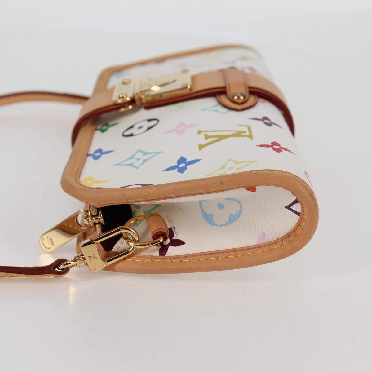 Louis Vuitton Multicolor Shirley Shoulder Bag White M40049 Lv