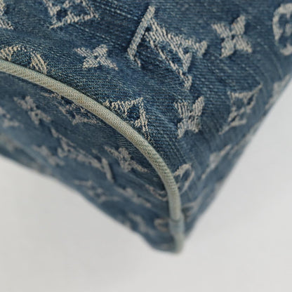 Louis Vuitton Monogram Denim Neo Speedy Hand Bag Blue M95019 Lv