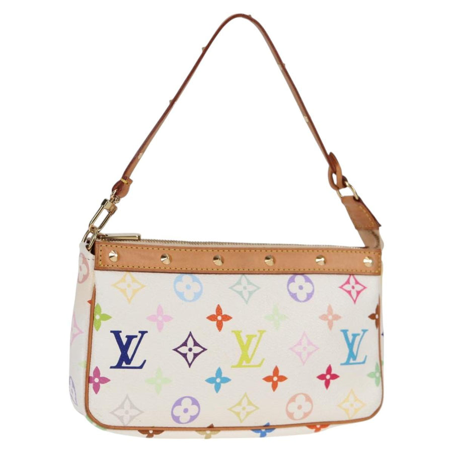 Louis Vuitton Multicolor Pochette Accessoires Pouch White M92649