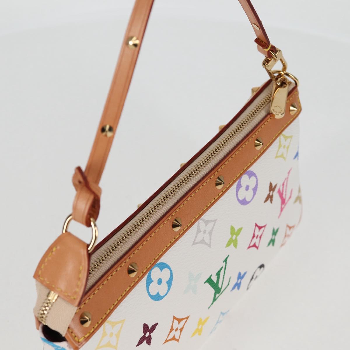 Louis Vuitton Multicolor Pochette Accessoires Pouch White M92649