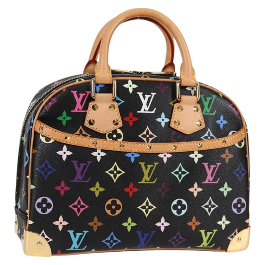 Louis Vuitton Monogram Multicolor Trouville Hand Bag Black M92662
