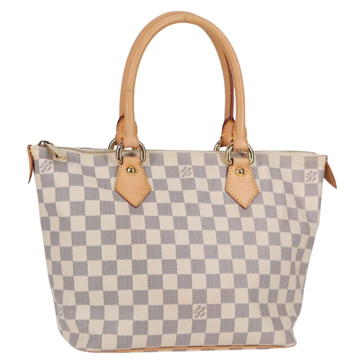 Louis Vuitton Damier Azur Saleya Pm Tote Bag N51186 Lv