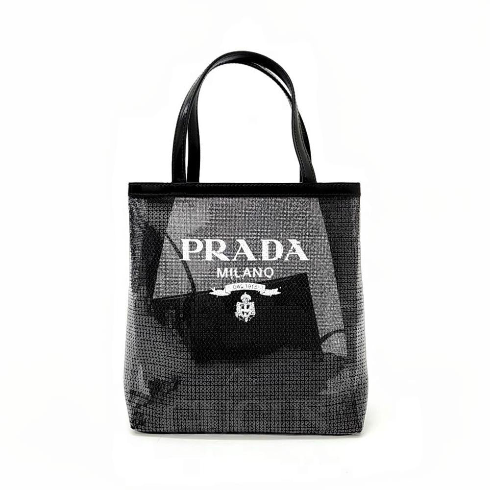 Prada Sequin Mesh Tote Bag (1567414)