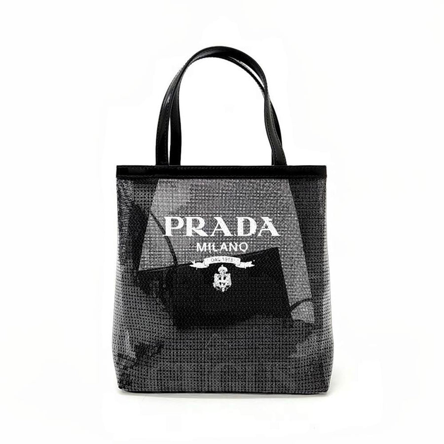 Prada Sequin Mesh Tote Bag (1567414)