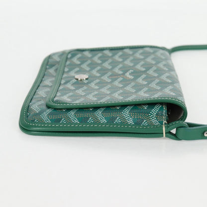 Goyard Herringbone Plum Shoulder Bag Pvc Green