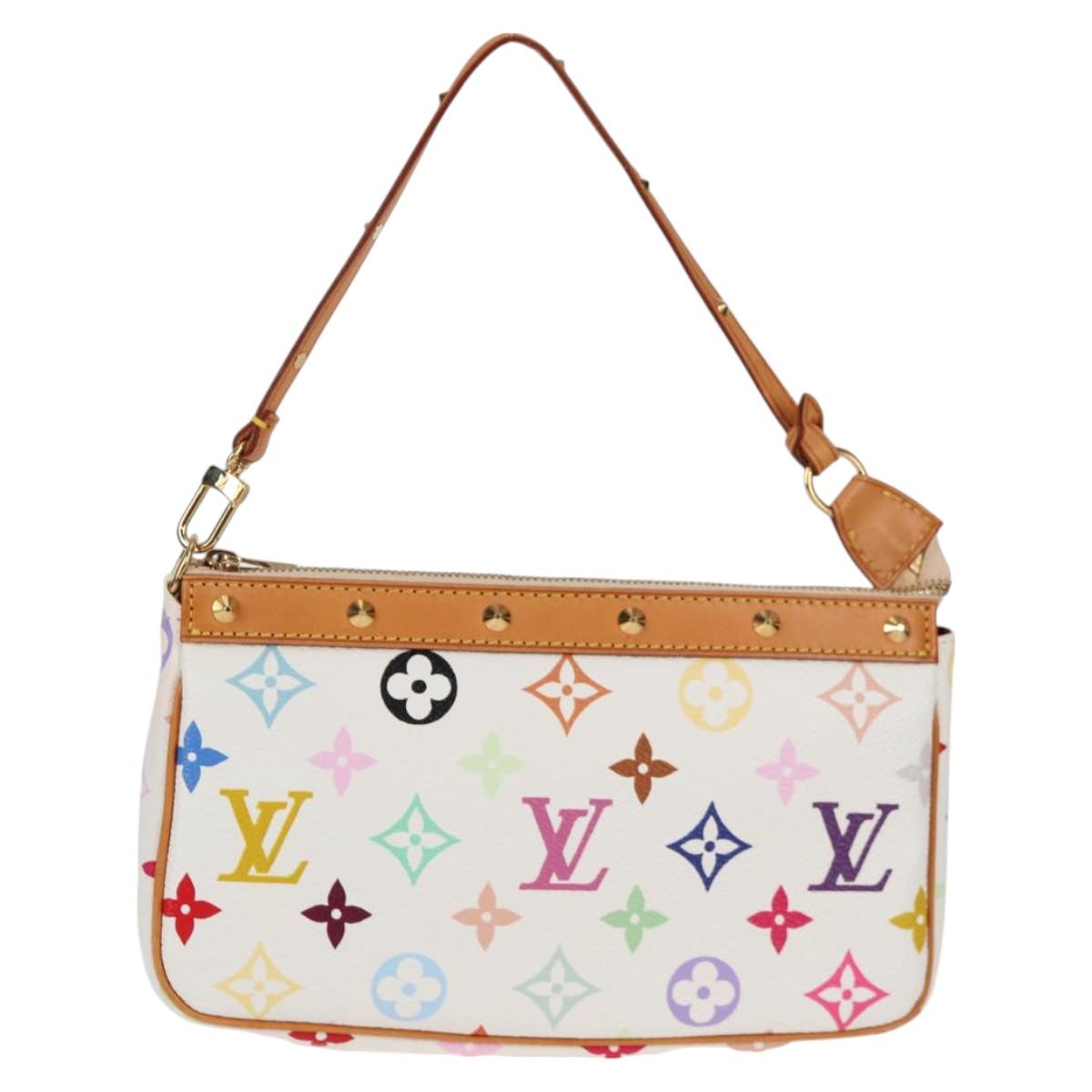Louis Vuitton Multicolor Pochette Accessoires Pouch White M92649 Lv