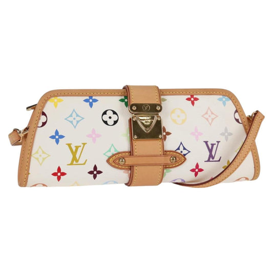Louis Vuitton Multicolor Shirley Shoulder Bag White M40049 Lv
