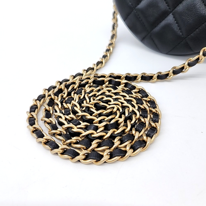 Chanel Charm Decorated Round Mini Cross Bag (10054087)