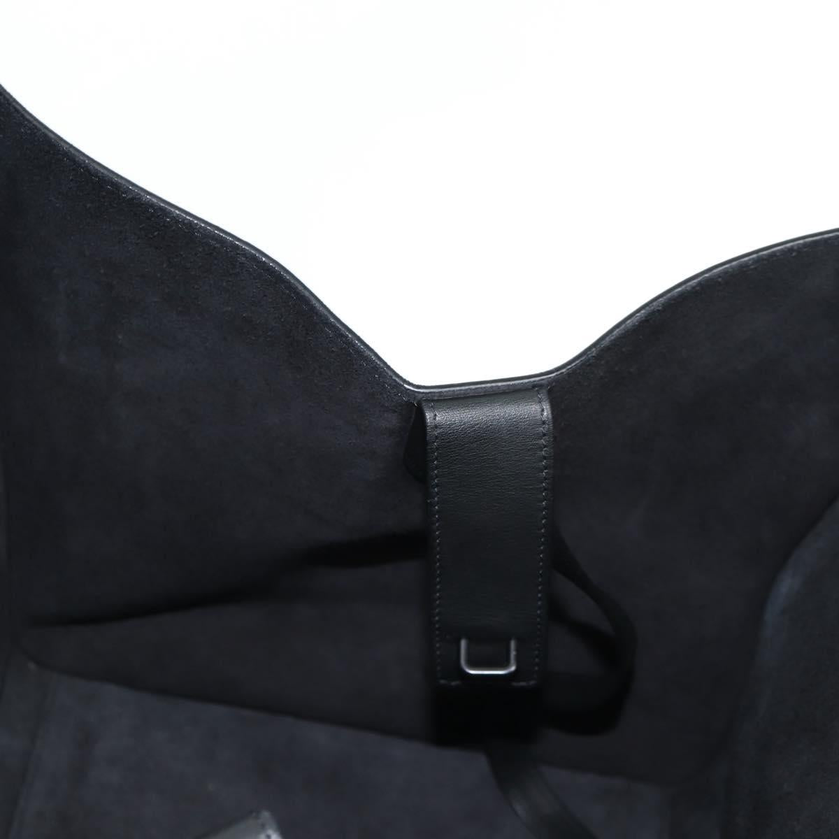 Celine Luggage Phantom Hand Bag Leather Black