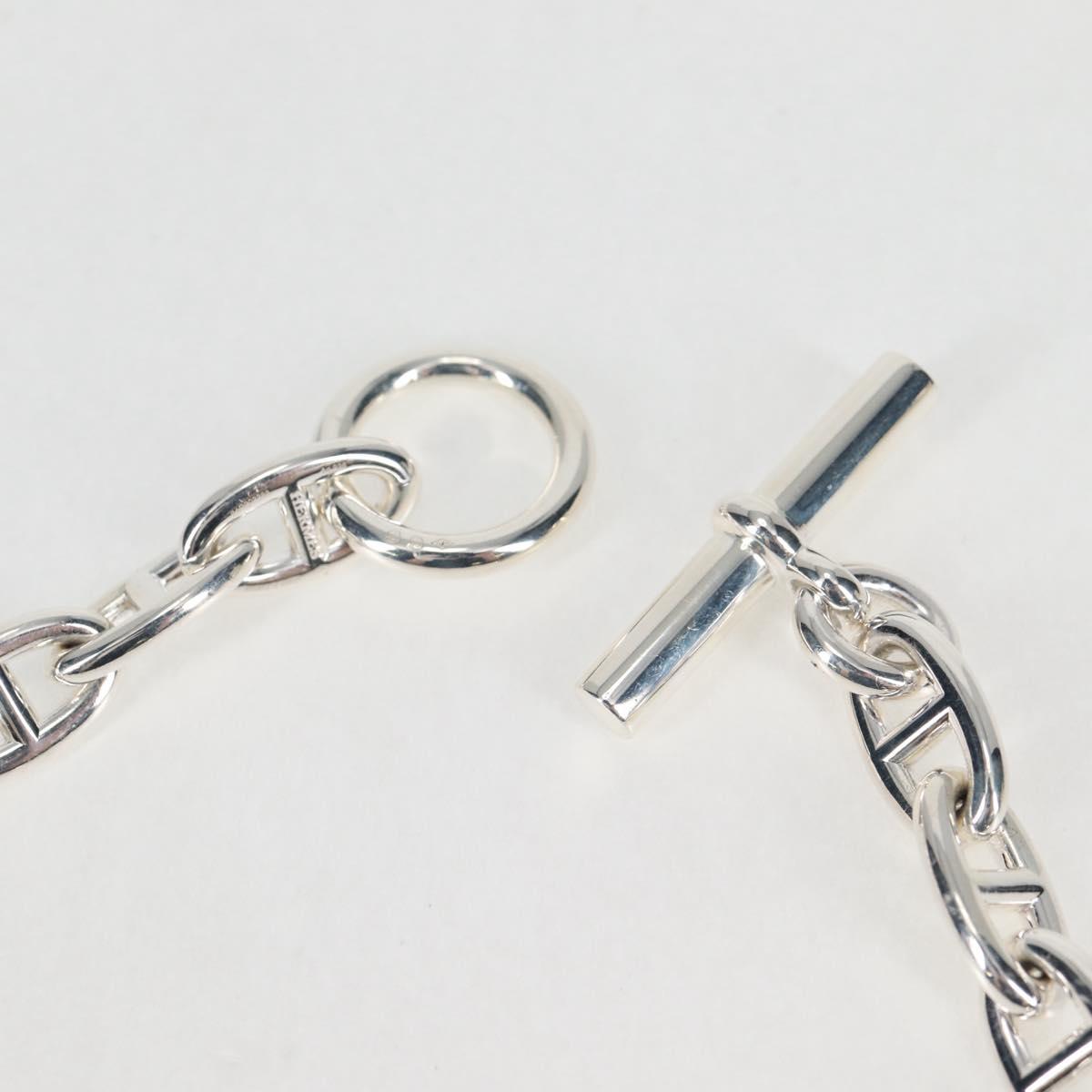 Hermes Chaine D'ancre Gm Necklace Ag925 29 Links Silver