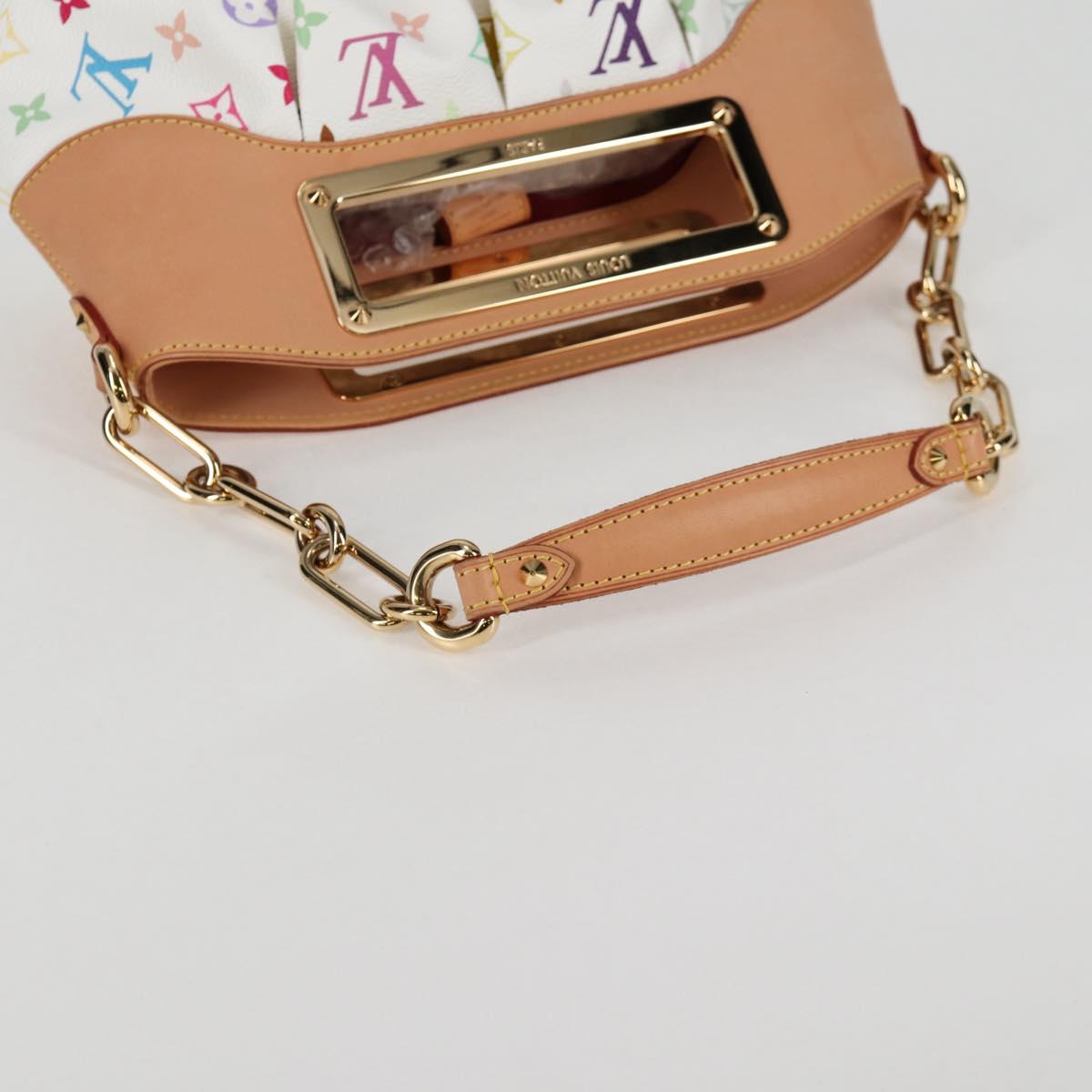 Louis Vuitton Monogram Multicolor Judy Pm Shoulder Bag White M40257