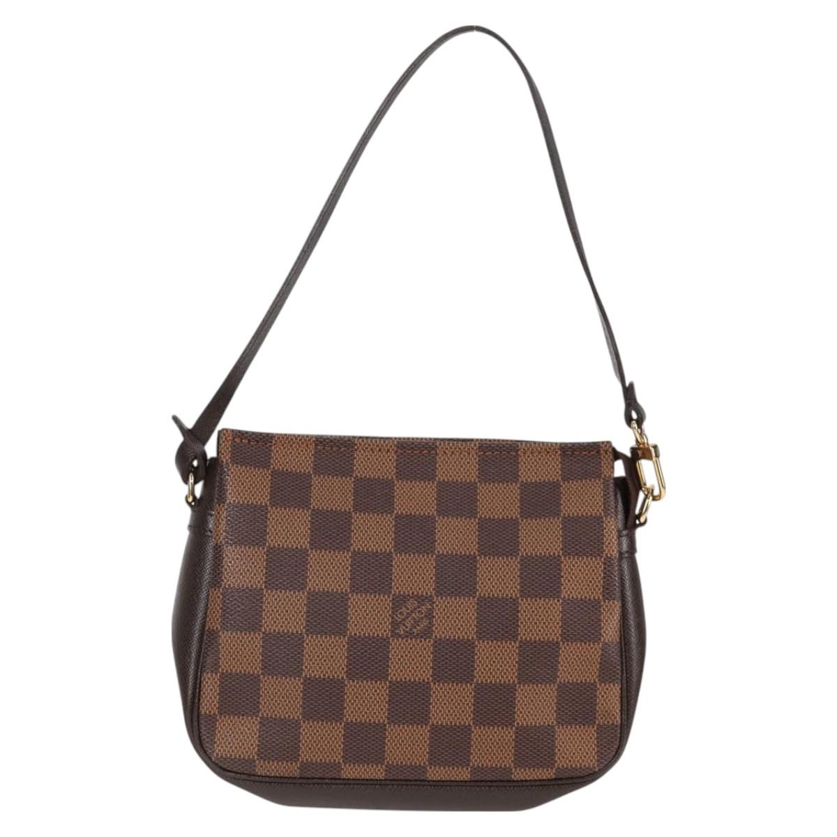 Louis Vuitton Damier Ebene Trousse Makeup Pouch N51982 Lv