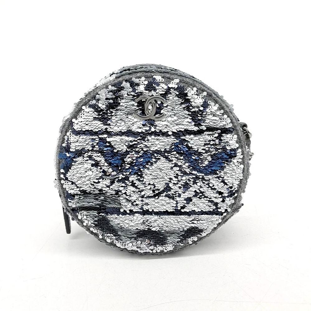 Chanel Sequin Round Mini Cross Bag (7548205)