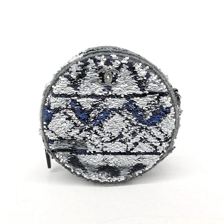 Chanel Sequin Round Mini Cross Bag (7548205)