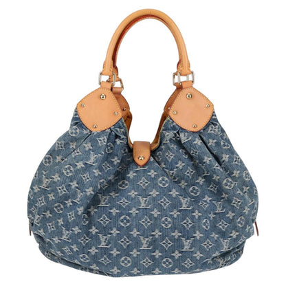 Louis Vuitton Monogram Denim Xl Hand Bag Blue M95515 Lv