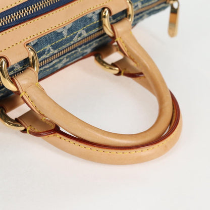 Louis Vuitton Monogram Denim Neo Speedy Hand Bag Blue M95019 Lv