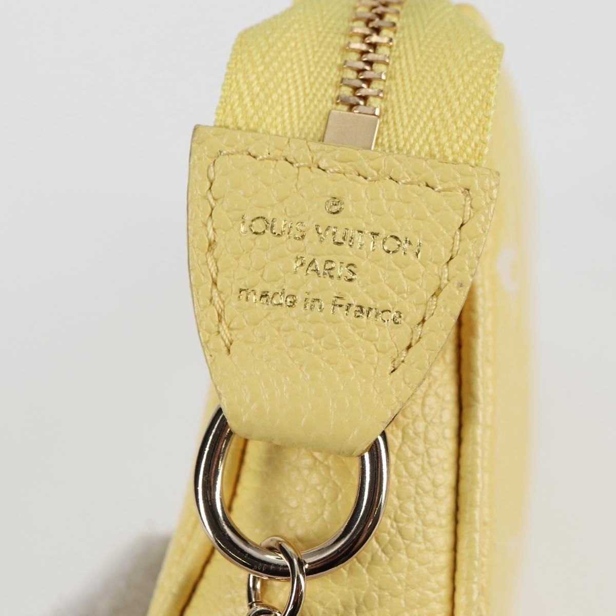 Louis Vuitton Empreinte Mini Pochette Accessoires Yellow M46129 Lv