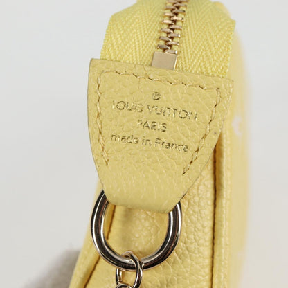 Louis Vuitton Empreinte Mini Pochette Accessoires Yellow M46129 Lv