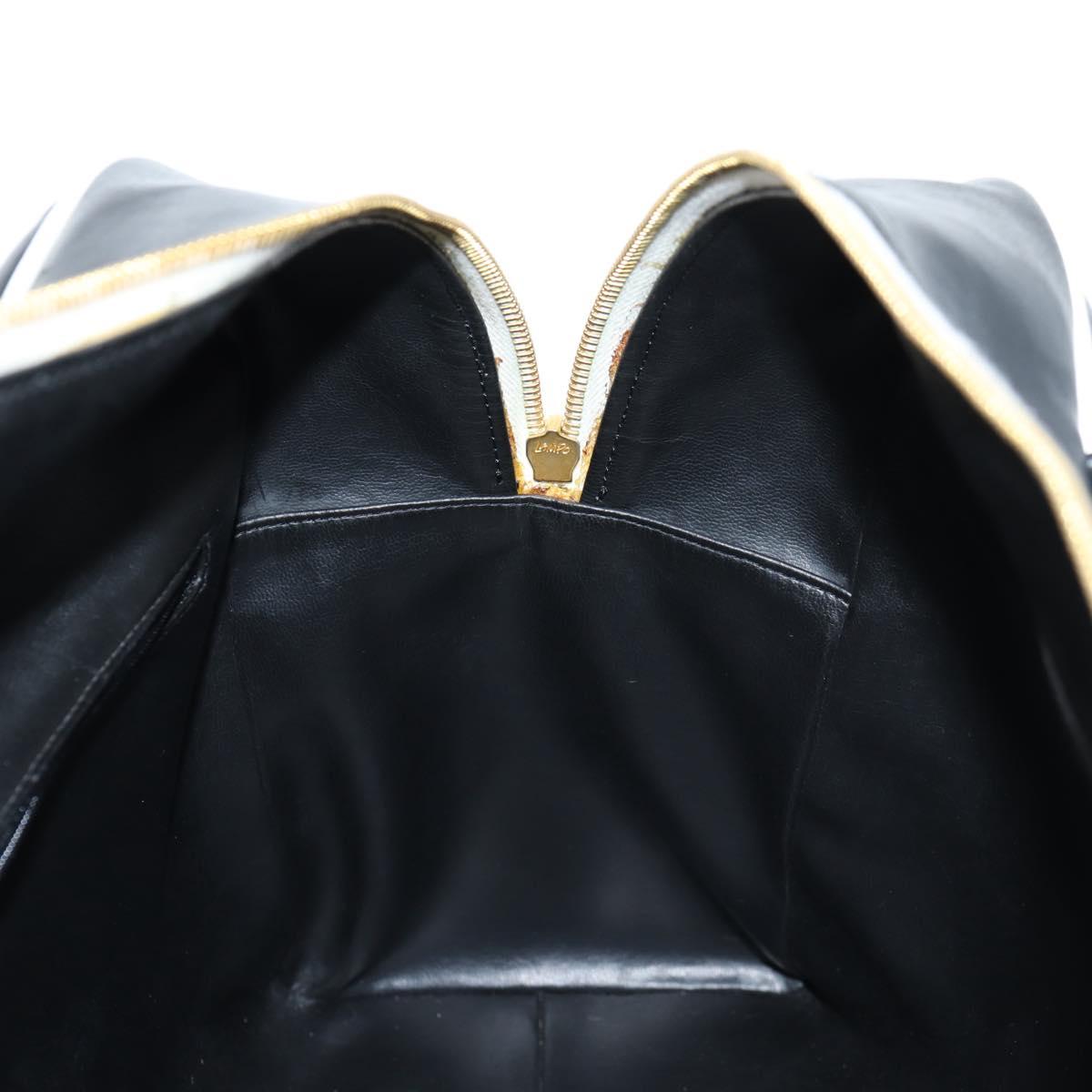 Chanel Matelasse Boston Bag Calf Skin Black Cc