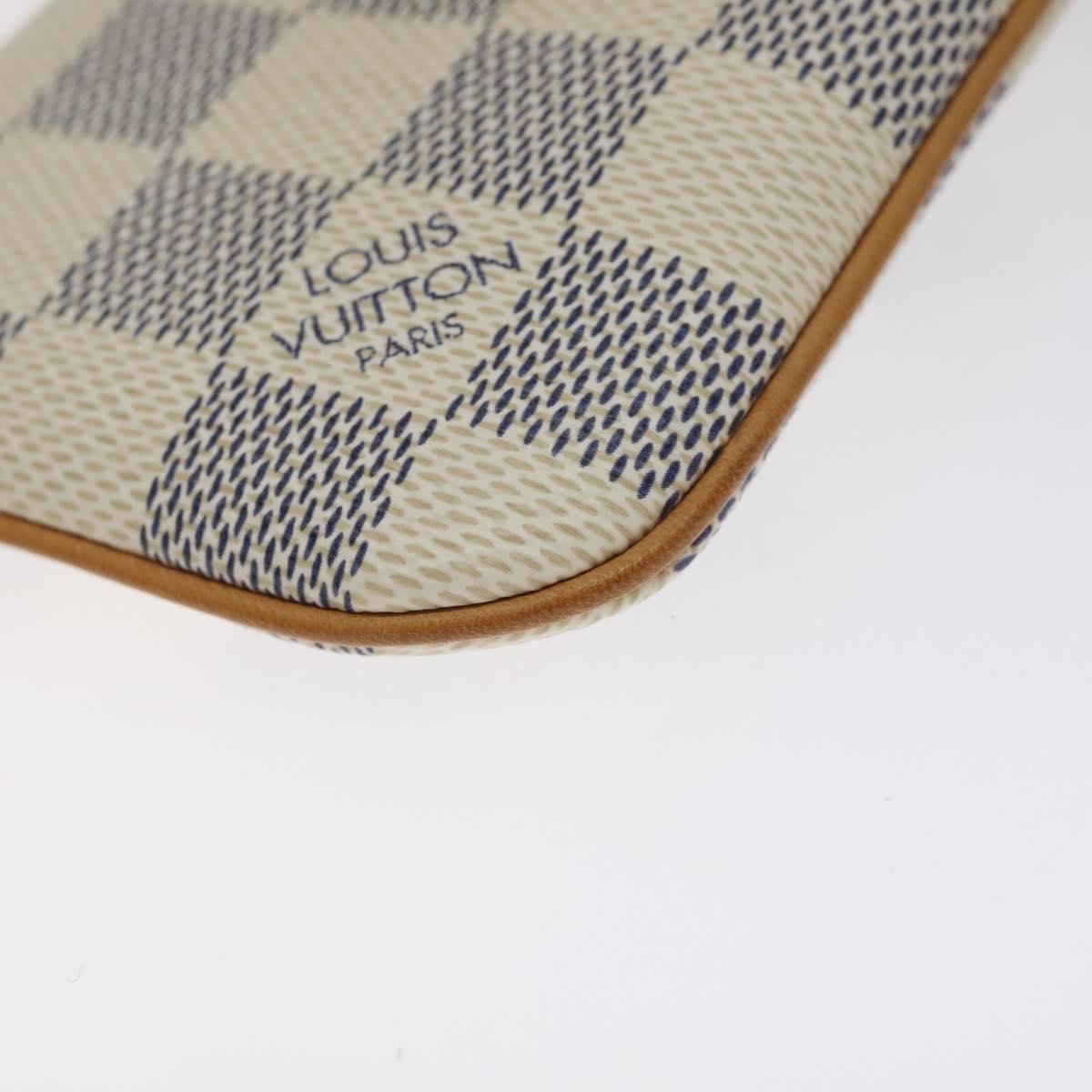 Louis Vuitton Damier Azur Etui Telephonne Mm Cell Phone Case N60026